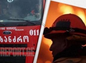 Fire breaks out at house in Telavi