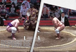 Tochinoshin Tsuyoshi defeated by Ura Kazuki