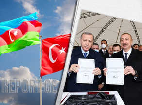 Президенты Азербайджана и Турции заложили фундамент дороги в Зангезурском коридоре