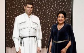 Zurabishvili wears national dress at Naruhito's enthronement- VIDEO