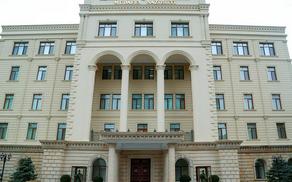 Azerbaijani Defense Ministry releases statement