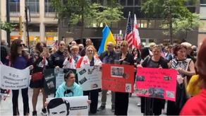 В Нью-Йорке прошла акция в поддержку Михаила Саакашвили