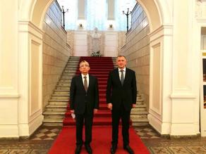 Ambassador of Georgia to Azerbaijan meets Executive Authority of Baku  - PHOTO