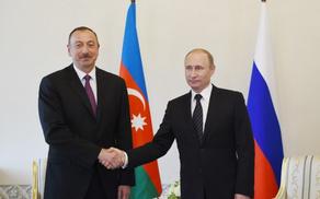 Ильхам Алиев прибыл в Россию с рабочим визитом