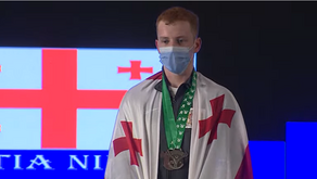 Nikoloz Esartia wins three medals