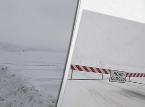 Heavy snowfall causes restrictions at Gudauri-Kobi road