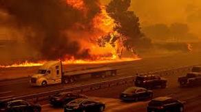 120,000 evacuated over the fire in the U.S.