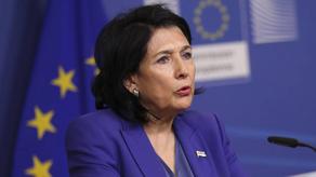 Salome Zurabishvili wishes the British Prime Minister recovery