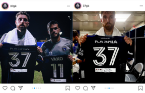Footballers wrote Giorgi Shakarashvili’s name on their t-shirts