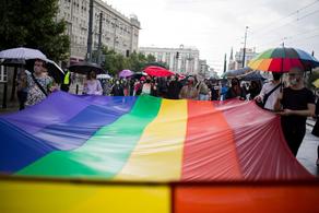 LGBT supporters march in Poland