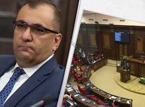 Armenia Parliament ex-speaker arrested