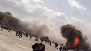 Bomb blast near Yemen airport kills at least 12 people