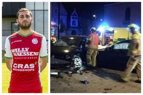 Georgian footballer caught up in car crash