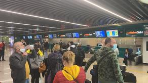 Ситуация в аэропорту Рима, откуда возвращаются граждане Грузии - ВИДЕО - ФОТО