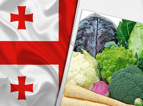 Georgia exports cabbagelike vegetables to three countries