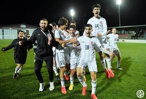 Юниорская сборная Грузии по футболу обыграла Венгрию
