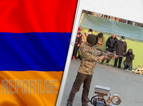 Yerevan protesters stage shooting of Nikol Pashinyan and his wife  -  VIDEO