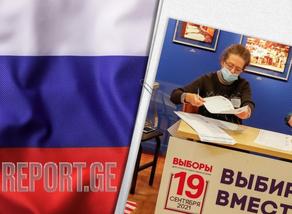 Russia's ruling party winning parliamentary elections
